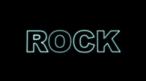 Rock LEDS 02 Video stock 33128404
