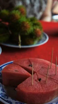 Rock melon Stock Photos