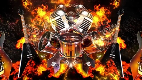 Rock Metal Background 1 Stock Footage 320439609