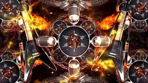 Rock Metal Background 2 Stock Footage 320439606