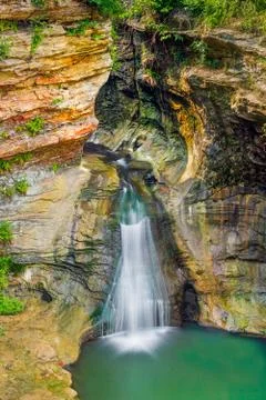Rock Mill Falls Stock Photos