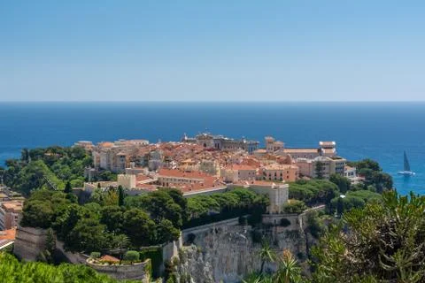 The Rock of Monaco Stock Photos