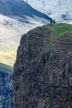Rock mountain cliff Stock Photos