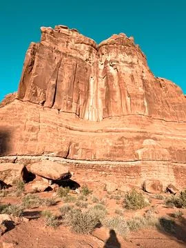 Rock mountain formation. Stock Photos