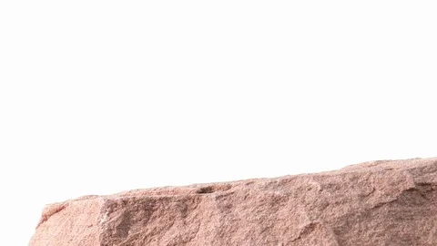 Rock Mountain front blurred board empty table. Stock Footage 124293476