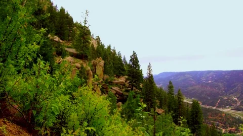 Rock Mountain Side 1920X1080 Video stock 79277806