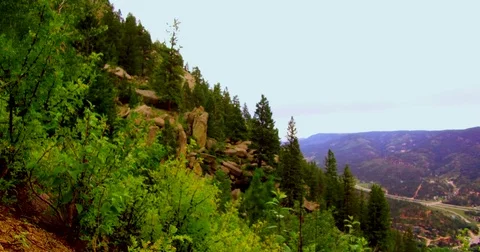 Rock Mountain Side 4K Video stock 79277965