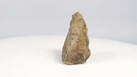 The rock is moving side view Stock Footage 154344322