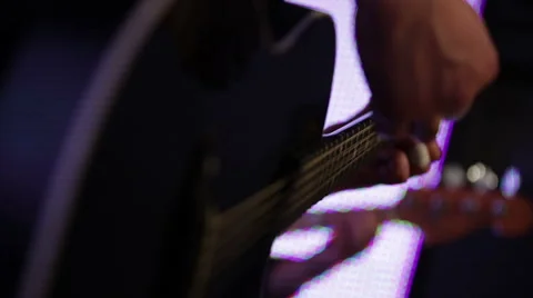 Rock musicians closeup Stock Footage 45997632