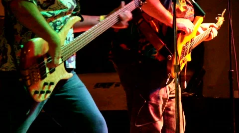 Rock Musicians Stock Footage 822527