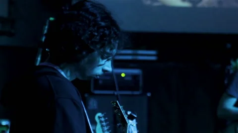 Rock musicians Stock Footage 47842724