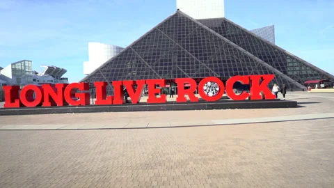 Rock n roll hall Stock Footage 165227595