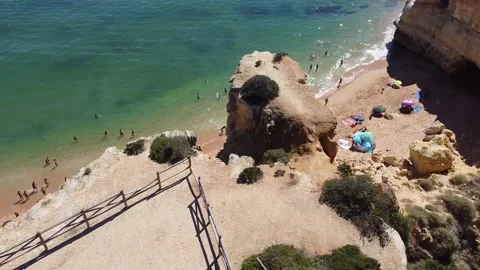 From the rock to the ocean Video stock 138308301