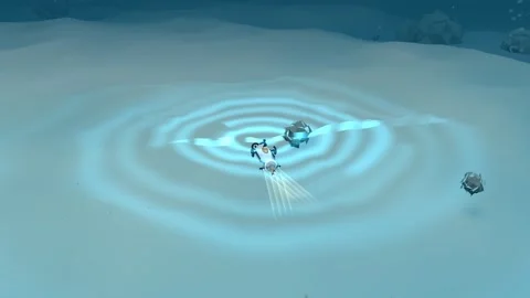 Rock outcrop crewed deep submergence vehicle orbit loop Видео 344120135