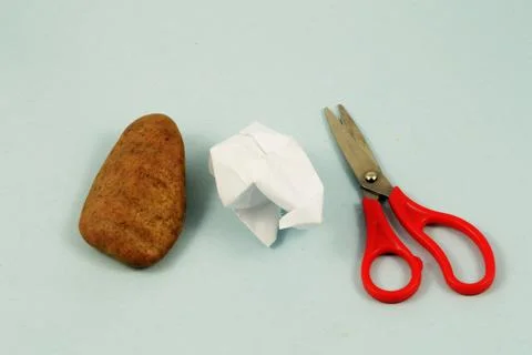 Rock Paper Scissors Foto stock