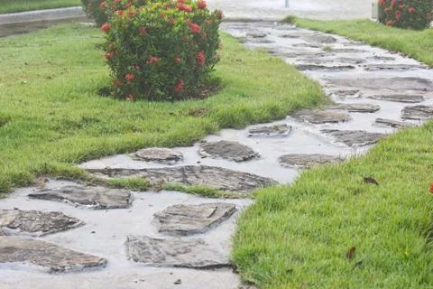 Rock path Stock Photos