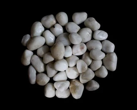 Rock pebbles circular Stock Photos
