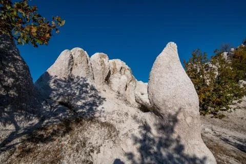 Rock phenomenon The Stone Wedding located near the village of Zimzelen, Bulga Stock Photos
