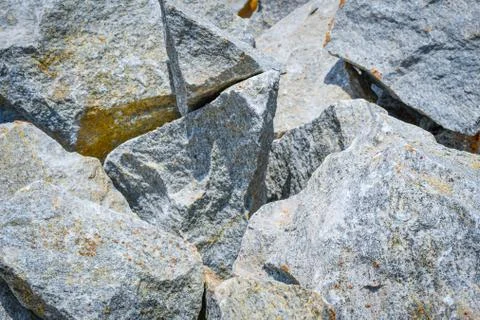 Rock Pieces Pattern Background Image Stock Photos
