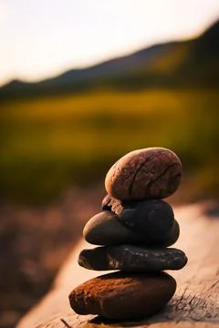 Rock pile Stock Photos