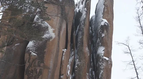 Rock Pillars 01 Stock Footage 34583187