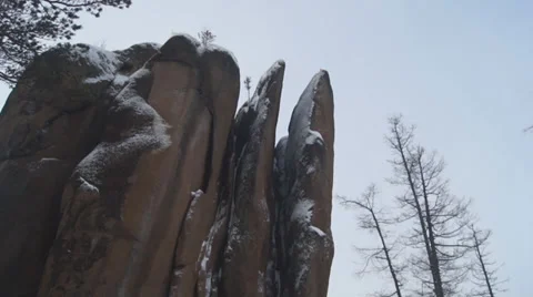 Rock Pillars 03 Stock Footage 34582902