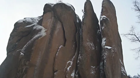 Rock Pillars 04 Stock Footage 34583041