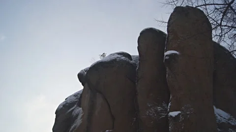 Rock Pillars 05 Stock Footage 34583057