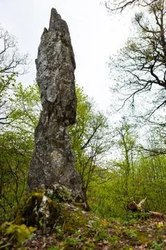 Rock pinnacle needle Stock Photos