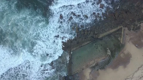 Rock pool Stock Footage 137789918