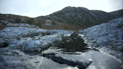 Rock pool Stock Footage 158208991