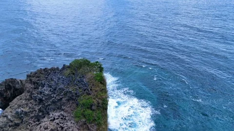 Rock Pools Siargao Philippines Drone Aerial, Natural Tidal Pools Vidéo 338042326
