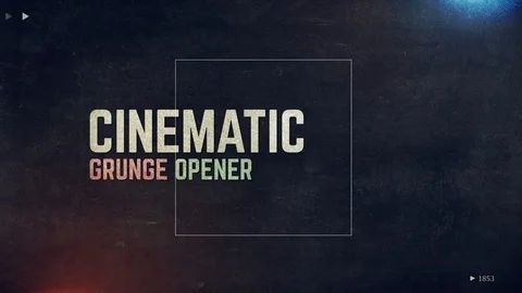 Rock Power - Grunge Opener Stock After Effects