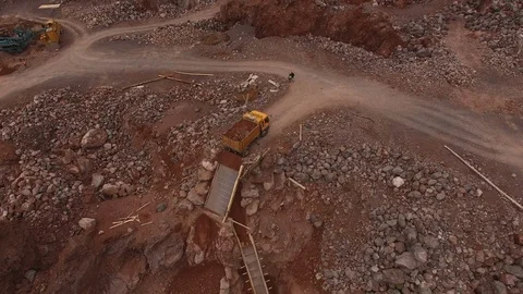 Rock Quarry  Stock-Footage 100597121