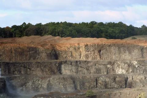 Rock quarry Stock-Fotos