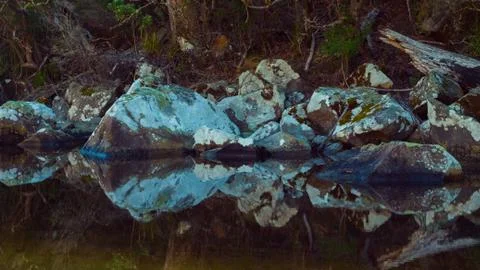 Rock Reflection Stock Photos