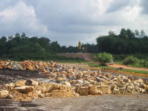 Rock replacement Stock Photos