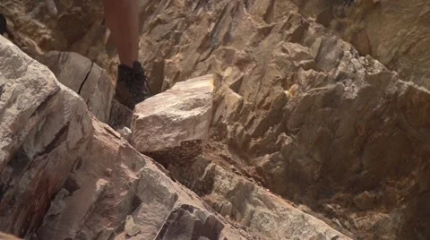 Rock Rolling in Slow Motion, Uganda Stock Footage 40926953
