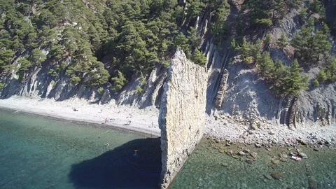 Rock sail 4 Stock Footage 94373393