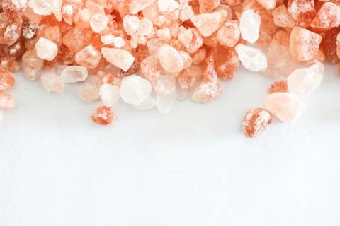 Rock salt background Stock Photos