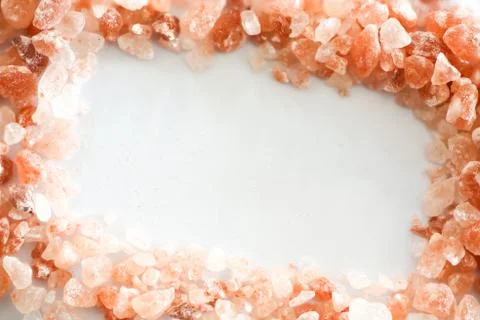 Rock salt background Stock Photos