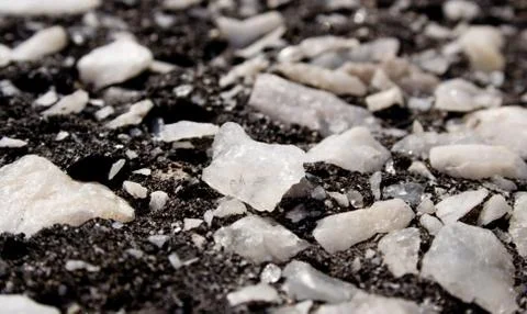 Rock salt crystals Stock Photos