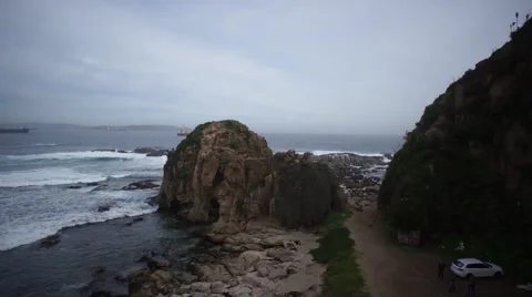 Rock in the sea Stock Footage 46506058