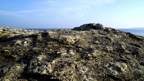 Rock by the sea Stock Footage 167584543