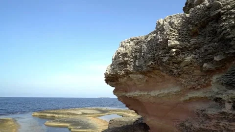 Rock by the sea Stock Footage 167584697