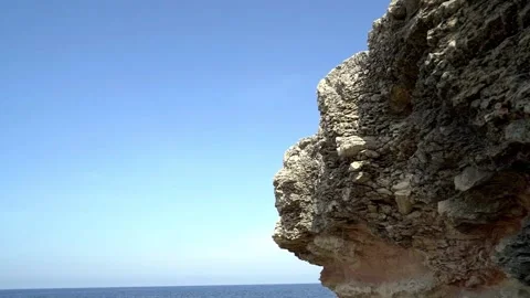 Rock by the sea Stock Footage 167584759