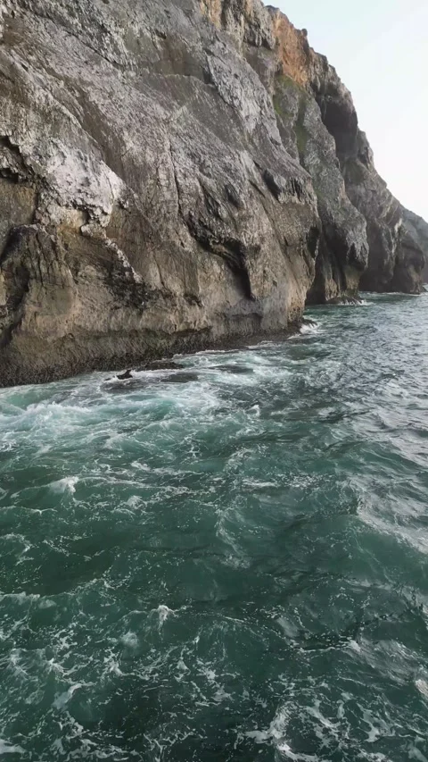 Rock in the sea Stock Footage 299131664