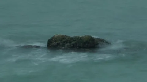 Rock Sea Time lapse Stock Footage 7766679