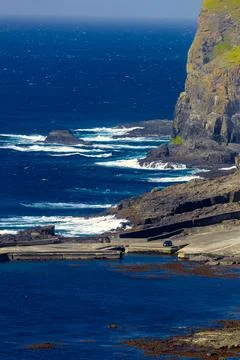 Rock seashore Stock Photos