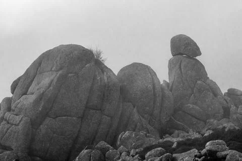  Rock shaped by the wind Stock Photos